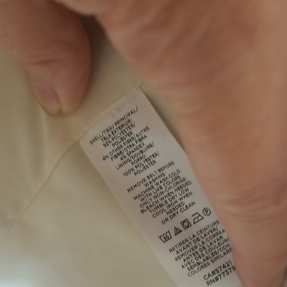 Ann Taylor Cream Wrap Blazer with Shawl Lapels - Picture 7 of 7